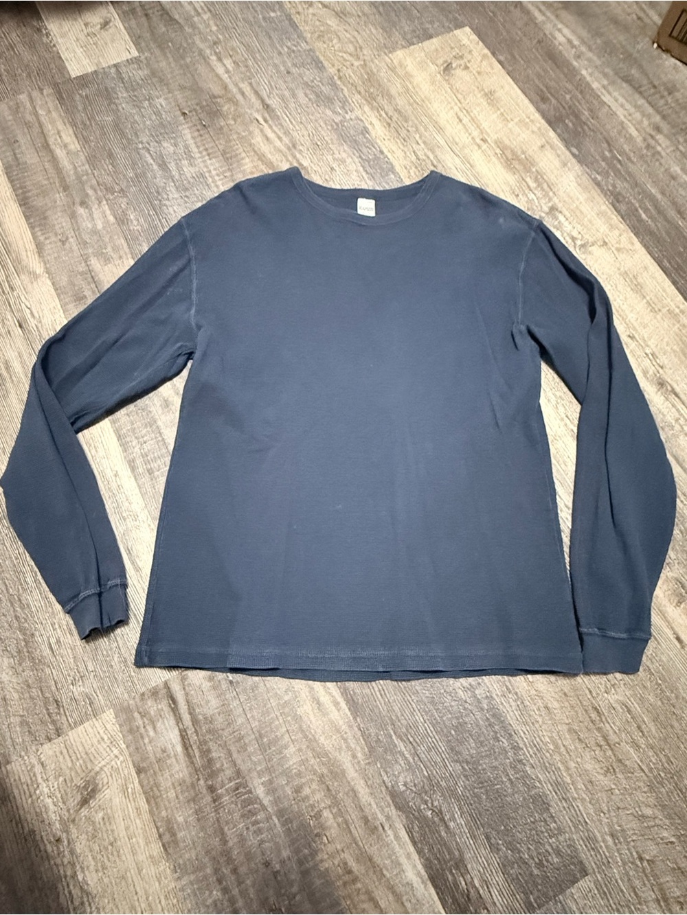 Rapizzi Waffle Knit Thermal Long Sleeve Shirt